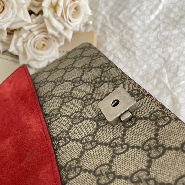 【9.5成新】【12期0利率】Gucci Dionysus雙G老花酒神包28cm 