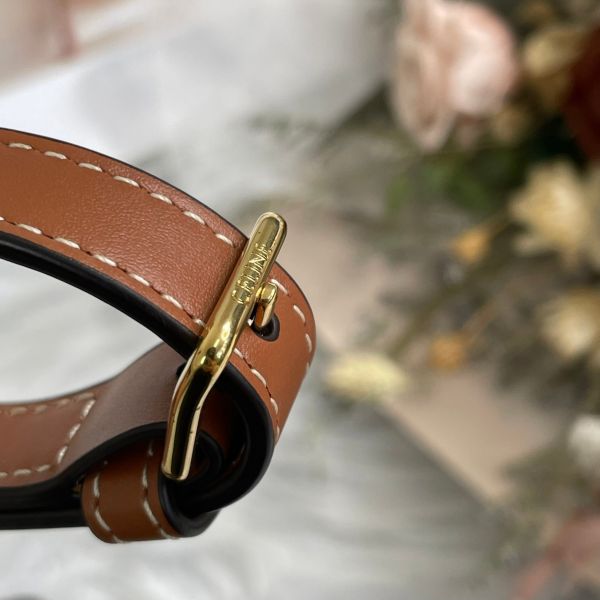 【95新】【12 期 0 利率】Celine 中號老花月餅包 