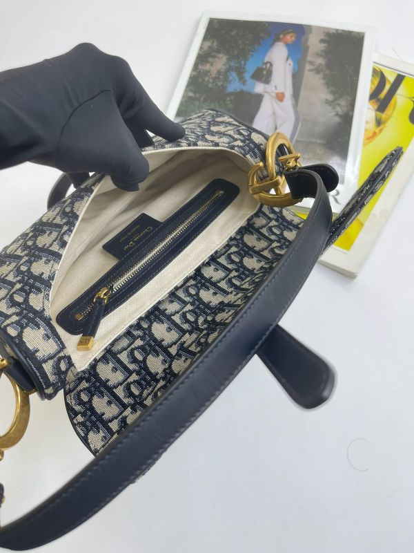 【99成新】DIOR  SADDLE 馬鞍包 中號 