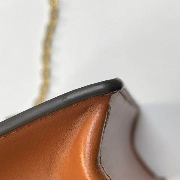 【12期0利率】LV Dauphine 鏈帶錢包【23年8月台灣購證】【95成新】 