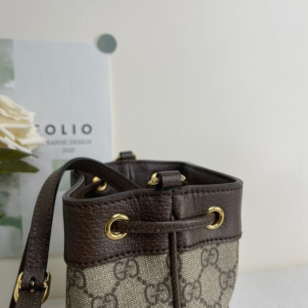 【分期0利率】GUCCI OPHIDIA GG 迷你水桶袋 【99成新】 