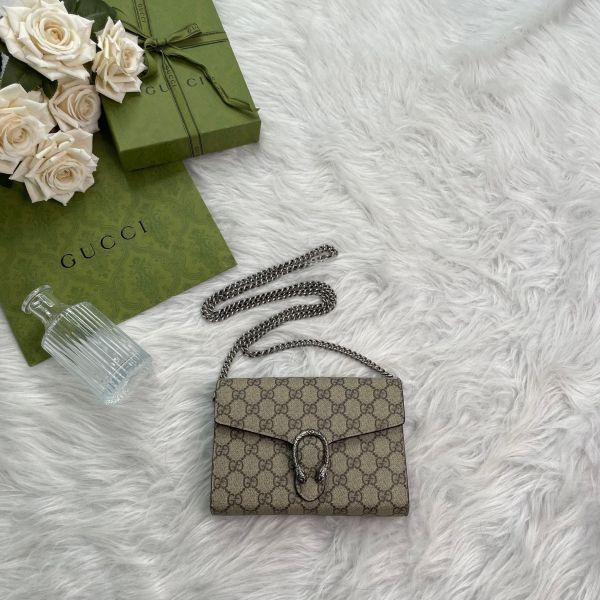 【9成新】【12期0利率】GUCCI Dionysus GG Supreme 20公分 
