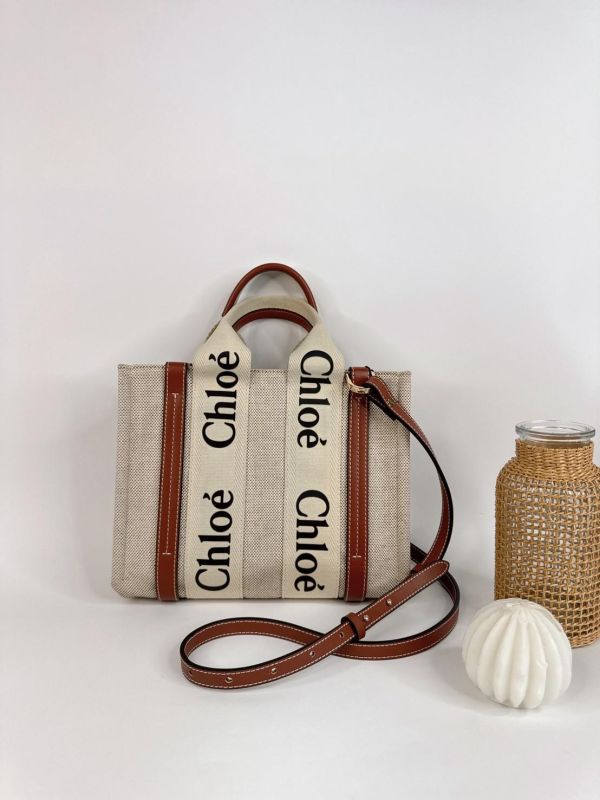 【85成新】CHLOE WOODY SMALL 金典棕 