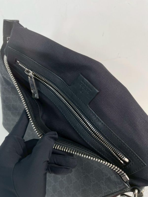【9成新】GUCCI GG SUPREME 斜背包 