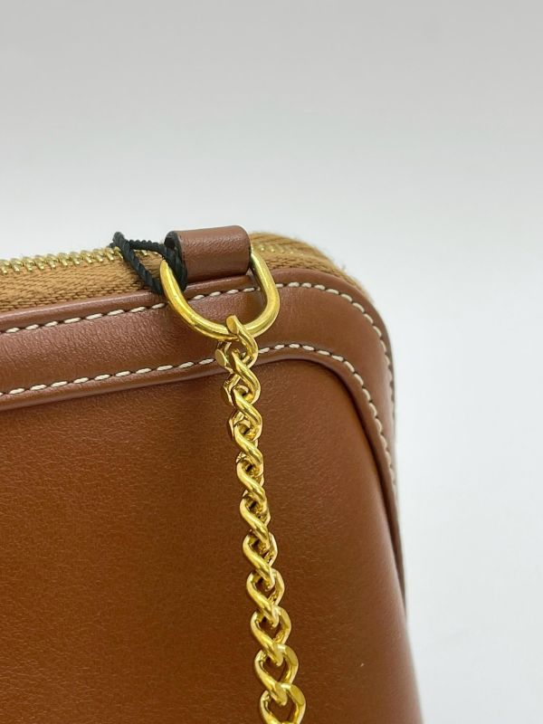 【95成新】CELINE 小牛皮迷你貝殼包 