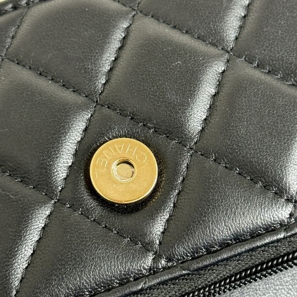 【12期0利率】CHANEL 23S MINI WOC黑金【99成新】 