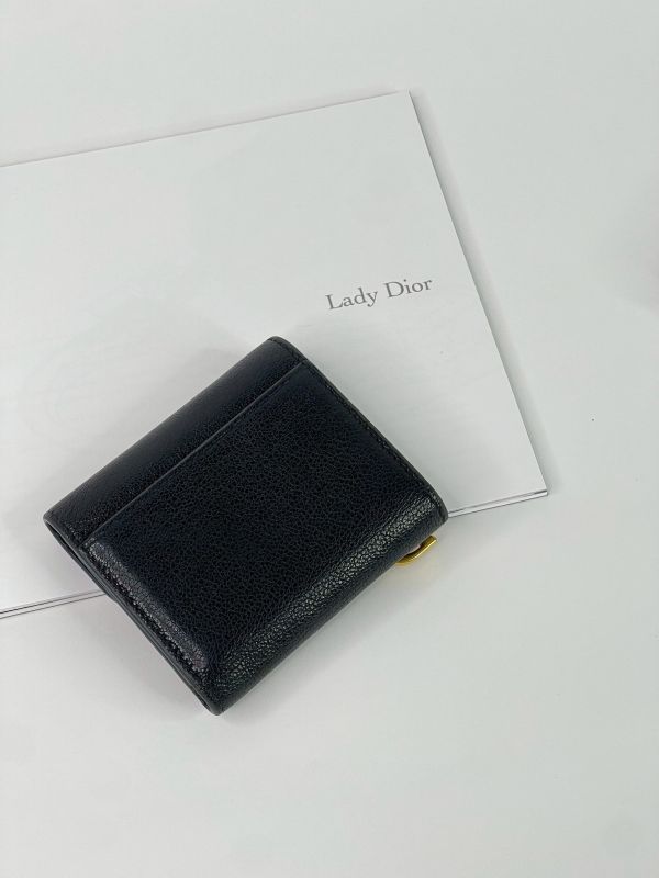 【分期0利率】DIOR Saddle Lotus 三折短夾【85成新】 