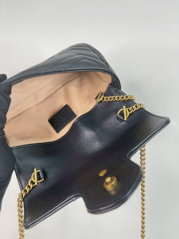 【分期0利率】GUCCI Marmont 迷你肩背包【9成新】 