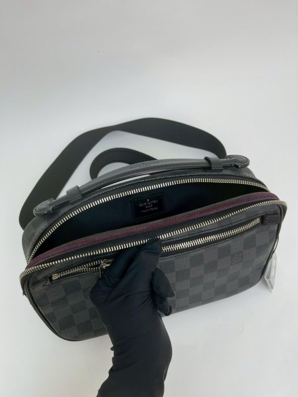 【9成新】LV Damier Graphite Ambler 
