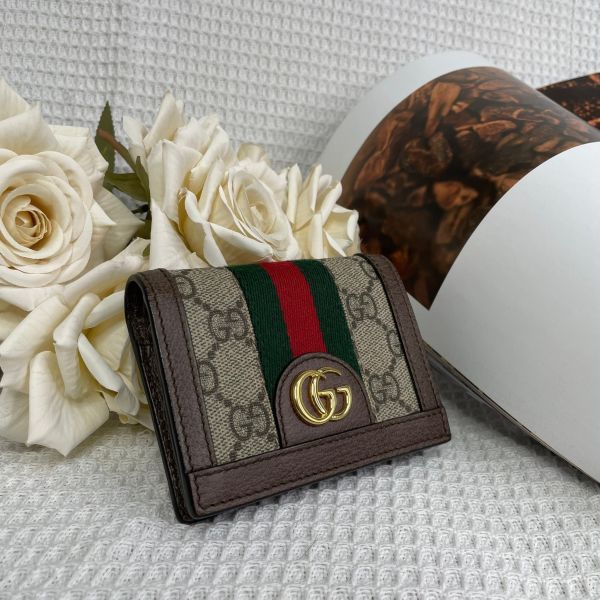 【9成新】【12期0利率】GUCCI OPHIDIA 雙折短夾 