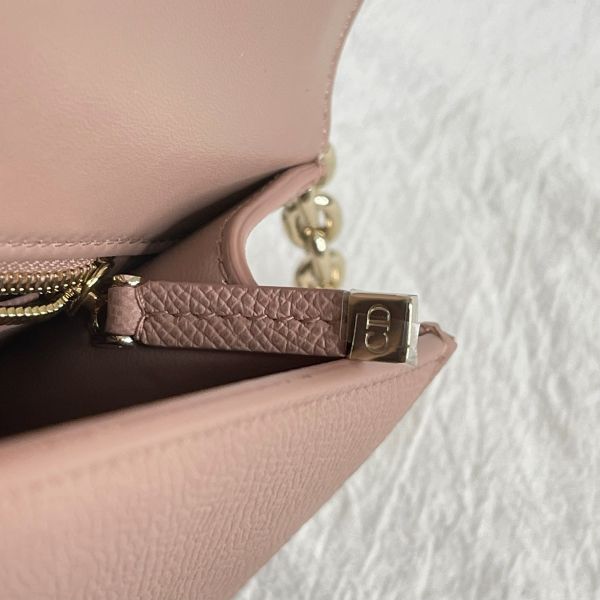 【12期0利率】DIOR 30 MONTAIGNE 中號 乾燥玫瑰粉【95成新】 