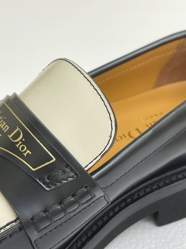 【未使用閒置品】DIOR Christian Dior Boy 撞色樂福鞋 