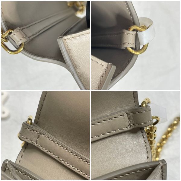 【12期0利率】CHLOE clutch c bag奶茶色【95成新】 