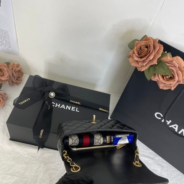 【12期0利率】CHANEL 23C黑金彩色金幣口蓋包 【22年12月台灣購證】【9成新】 
