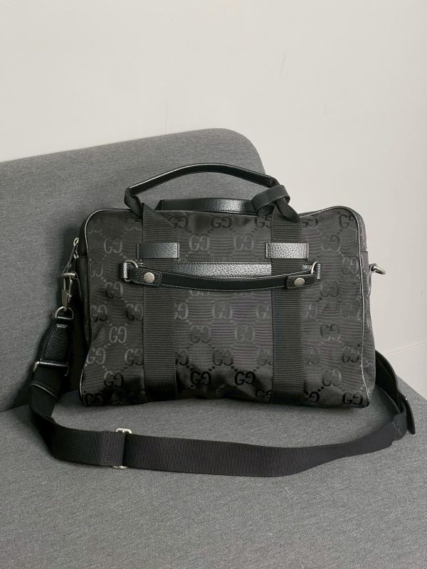 【99成新】GUCCI OFF THE GRID 緹花尼龍兩用公事包 