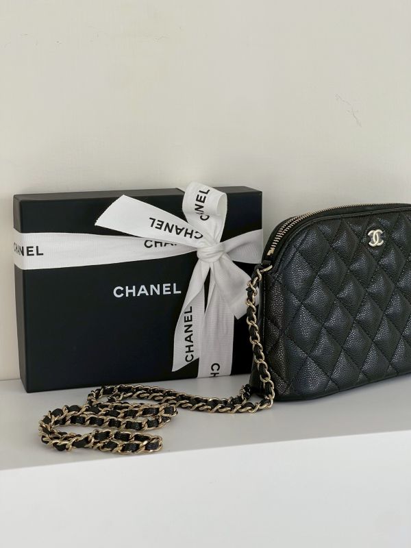 【分期0利率】CHANEL 25P顆粒牛皮貝殼包【全新品】 