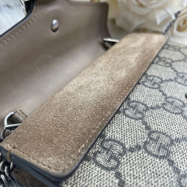 【12期0利率】【二手】GUCCI 迷你酒神 DIONYSUS GG SUPREME 