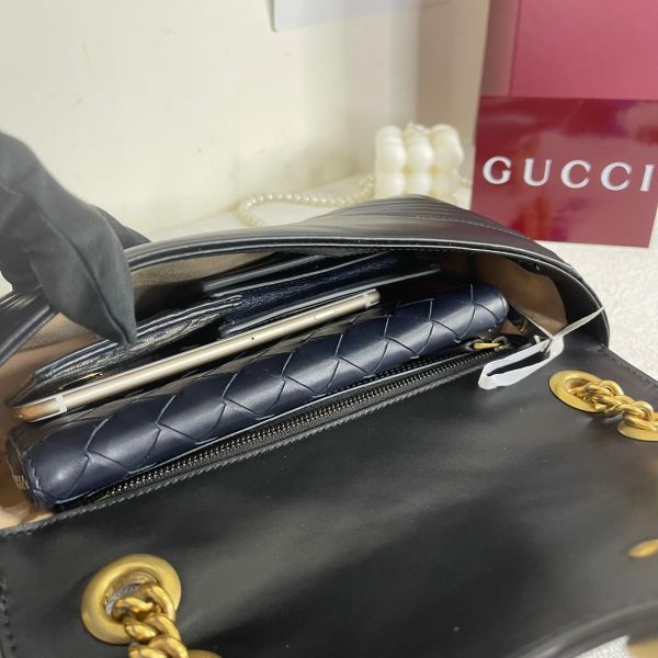 【12期0利率】GUCCI Marmont 小號肩背包【24年10月台灣購證】【99成新】 