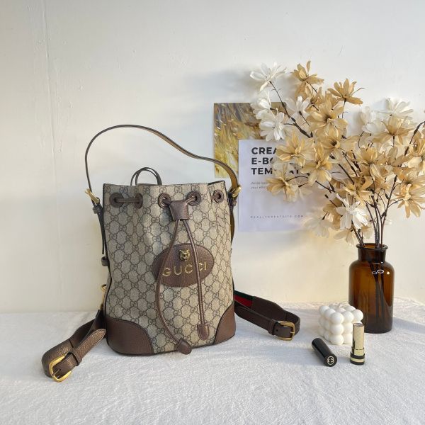 【分期0利率】GUCCI 虎頭水桶後背手提兩用包【9成新】 