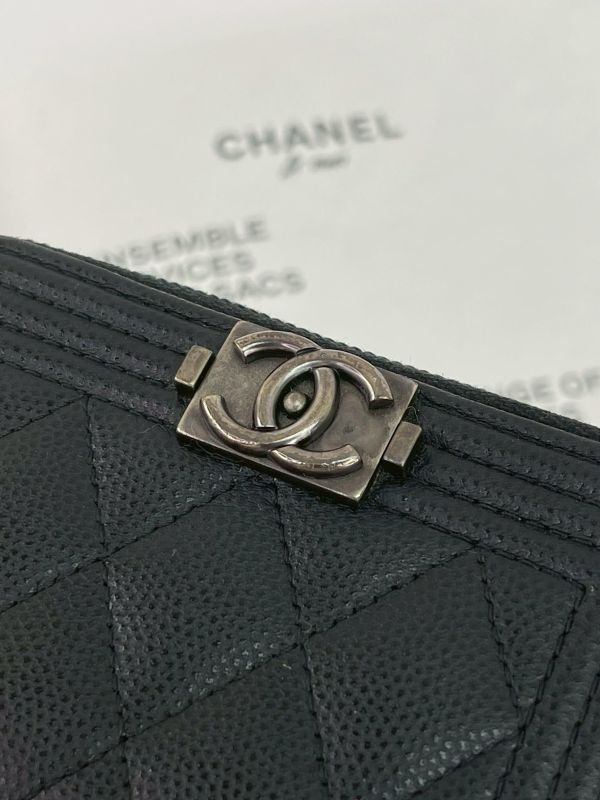 【9成新】CHAENL BOY 零錢卡包 