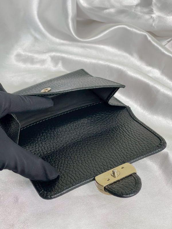 【9成新】GUCCI Interlocking GG 鎖扣雙摺短夾 