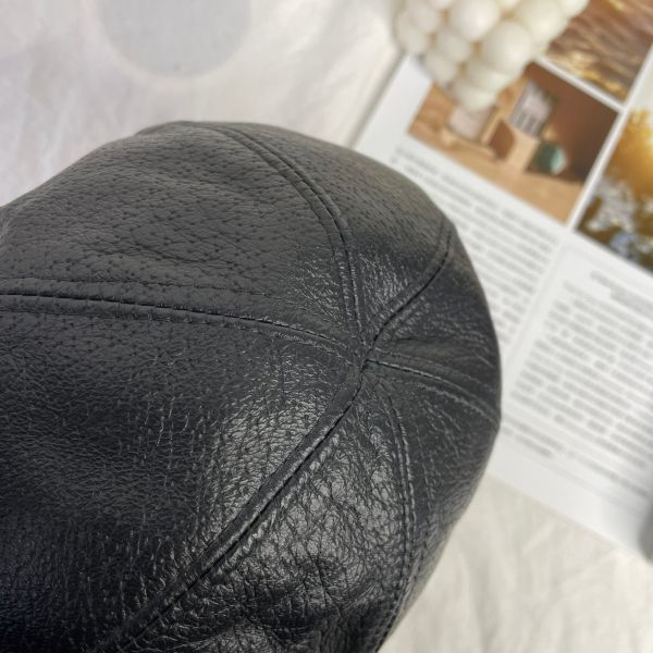 【95成新】【12期0利率】馬銜扣皮革圓頂漁夫帽 666600 