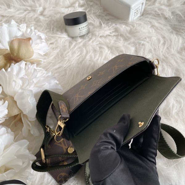 【12期0利率】【二手】LV Félicie Strap & Go 