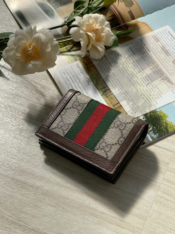 【99成新】GUCCI OPHIDIA 雙折短夾 