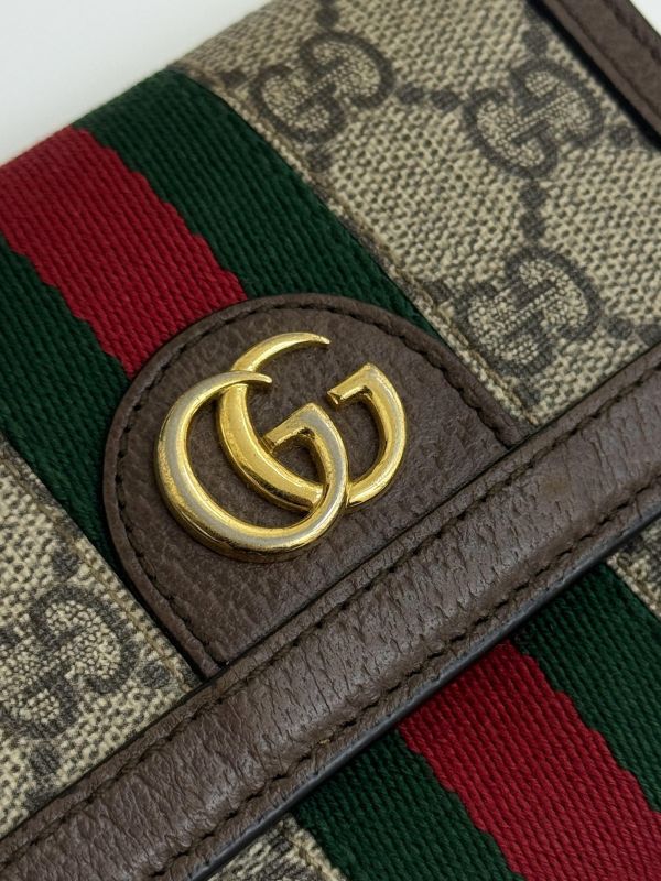 【9成新】GUCCI OPHIDIA三折短夾 