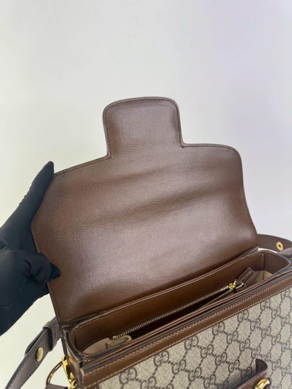 【95成新】GUCCI Horsebit 1955 中號肩揹袋 