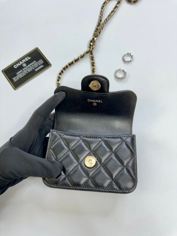 【12期0利率】CHANEL 迷你手提口蓋包【95成新】 