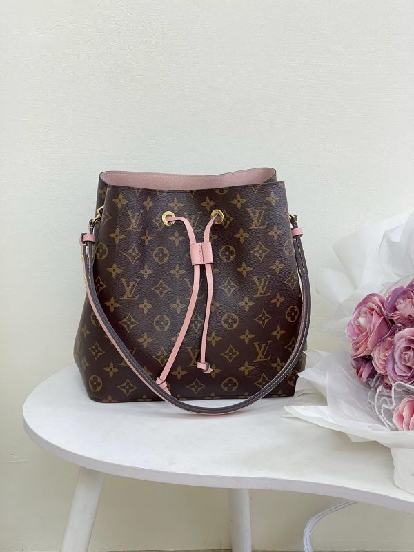 【95成新】LV NéoNoé MM 粉色 