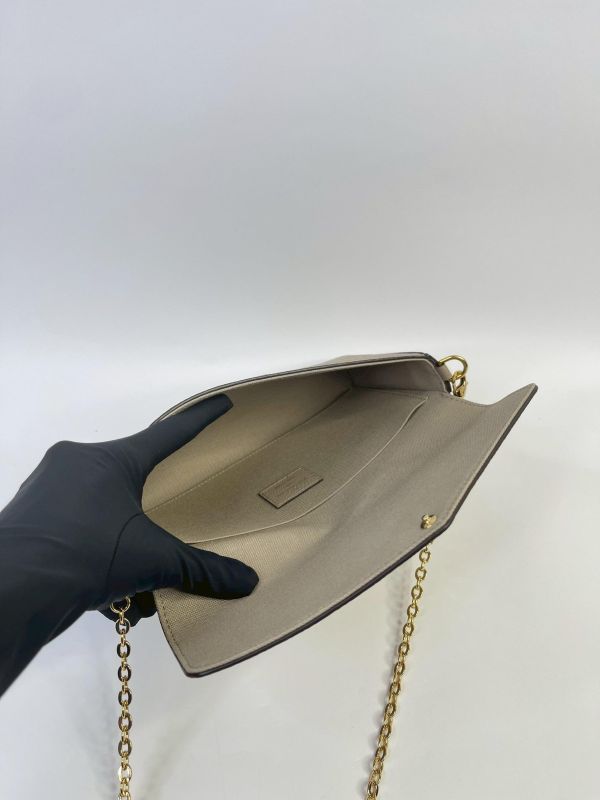 【95成】LV Félicie Pochette 內裡織布 