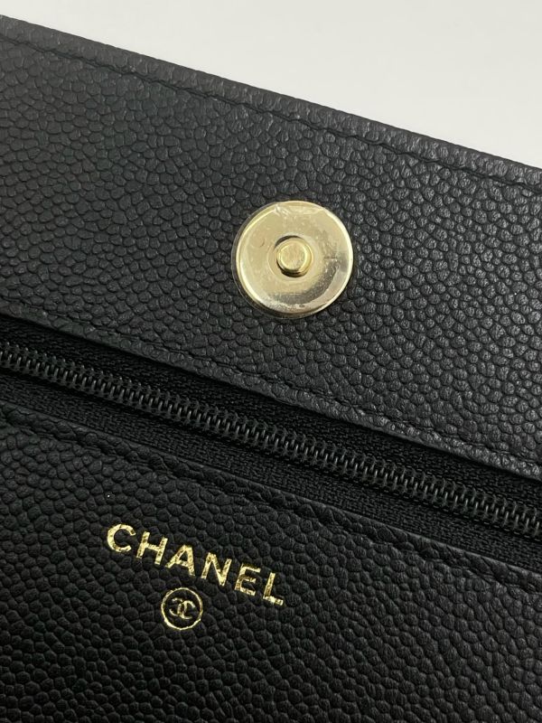 【95成新】CHANEL 22P 雙C鍊帶 WOC 