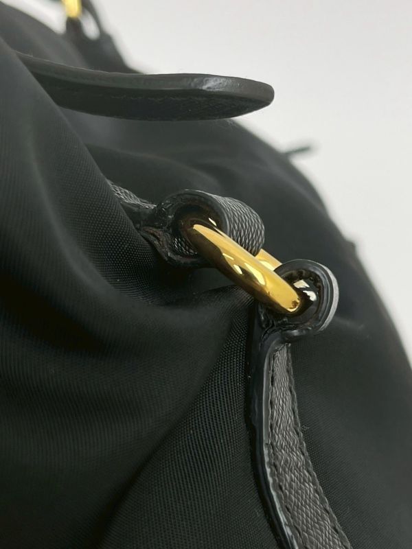 【95成新】PRADA 浮雕LOGO 尼龍托特包 