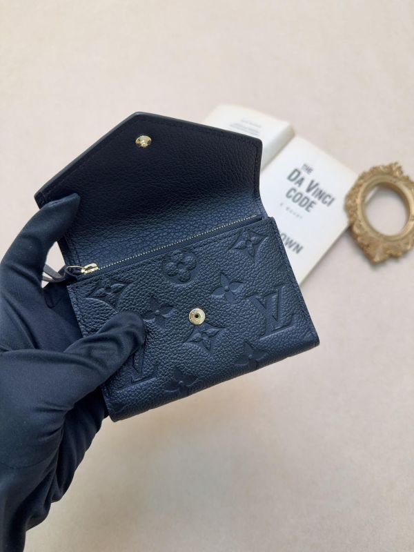 【未使用閒置品】LV Victorine 錢包 黑壓紋 