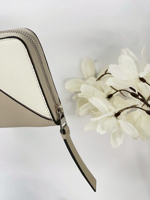 【分期0利率】LOEWE PUZZLE 拉鍊長夾【99成新】 