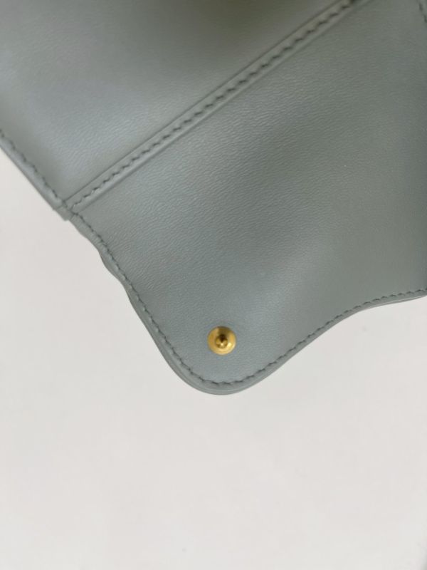 【95成新】DIOR SADDLE LOTUS 老花三折短夾 