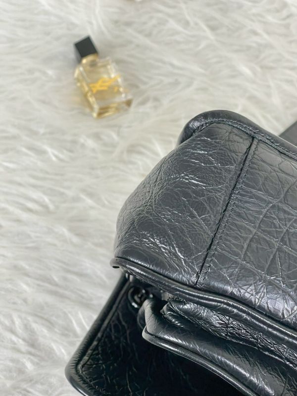 【分期0利率】YSL 鱷魚壓紋NIKI 中號【95成新】 