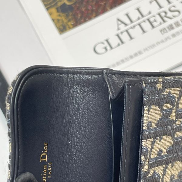 【12期0利率】DIOR SADDLE BLOOM 卡夾【23年1月台灣購證】【9成新】 