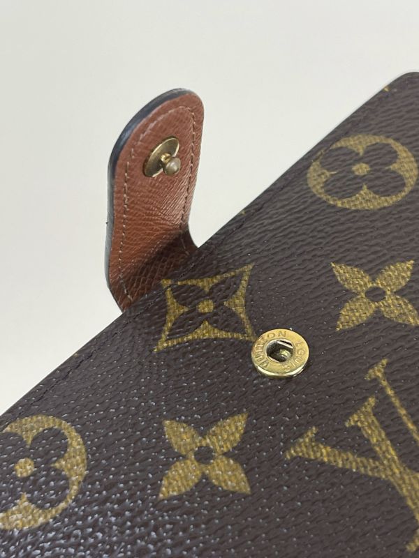 【分期0利率】LV VTG老花零錢蝴蝶扣中夾【85成新】 