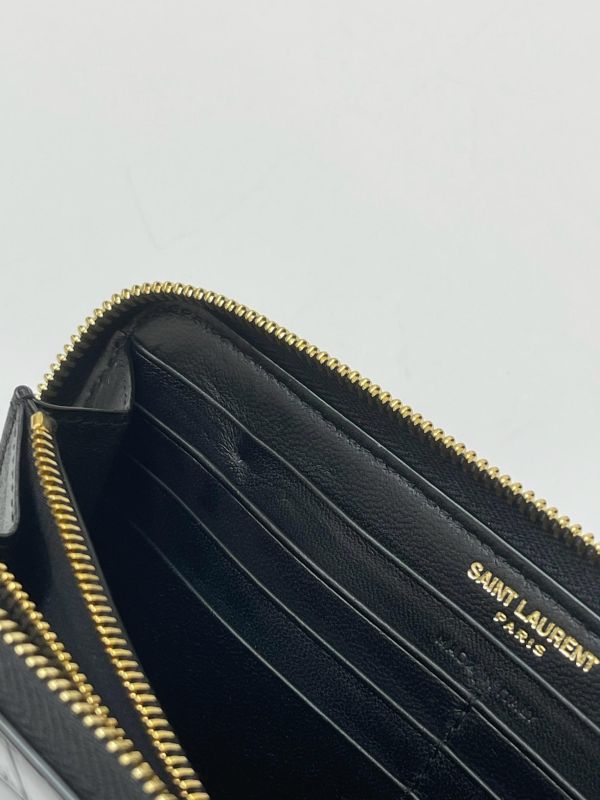 【未使用閒置品】YSL 拉鍊長夾 