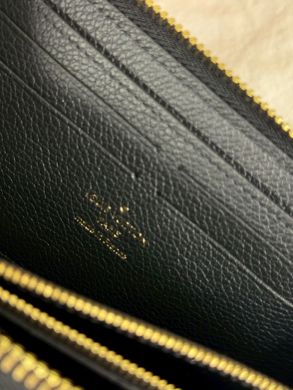 【分期0利率】LV Clémence 拉鍊皮革壓紋長夾【全新品】 