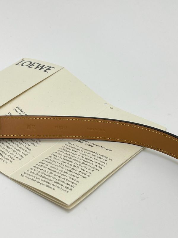 【99成新】LOEWE Anagram 小牛皮皮帶 20MM 