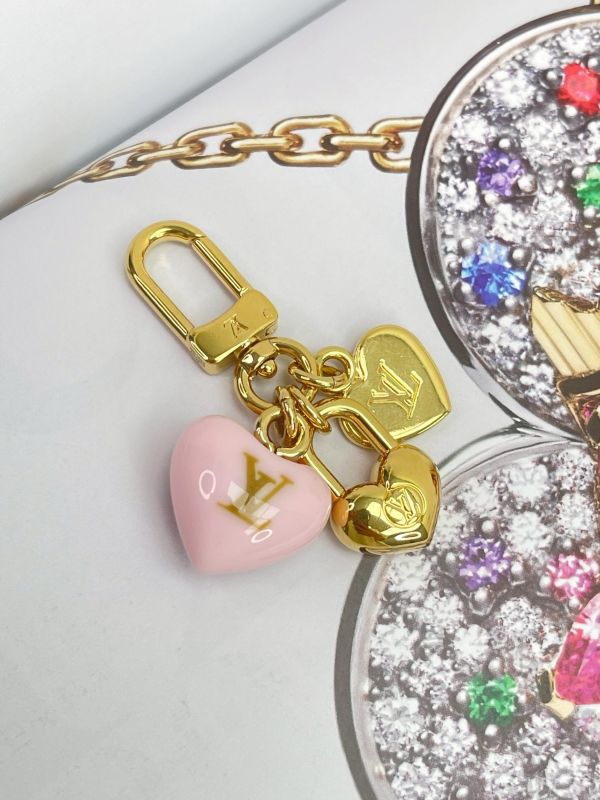 【全新品】LV Micro Charms LV Heart 鑰匙圈 