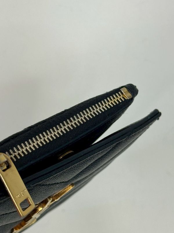 【分期0利率】YSL 魚子醬照片夾層兩折短夾【99成新】 