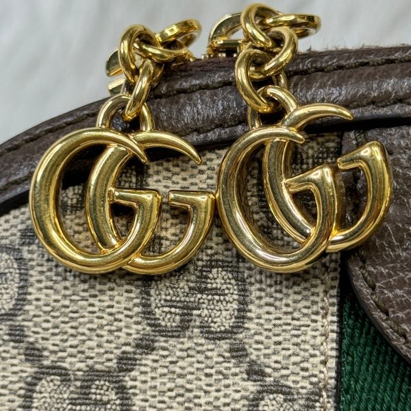 【9成新】【12期0利率】 GUCCI 經典Ophidia系列 GG Supreme 貝殼包 