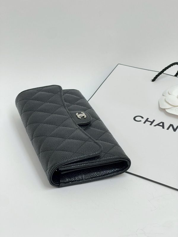 【閒置新品】CHANEL COCO 經典翻蓋長夾 