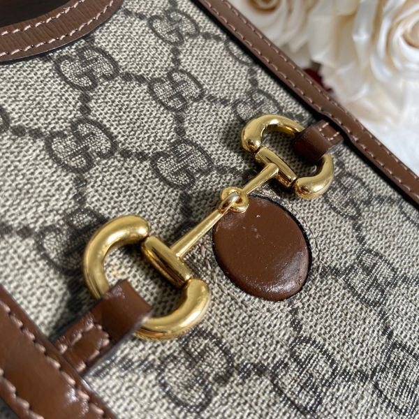 【12期0利率】Gucci 馬銜扣 1955 手機包【9成新】 