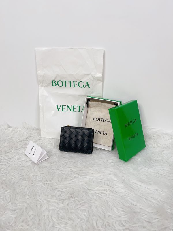 【分期0利率】BV Intrecciato 小號雙折錢包【全新品】 